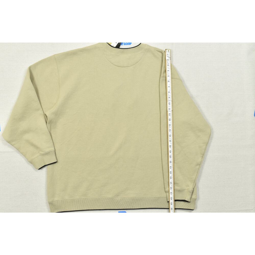 Croft & Barrow XXL Legends Outfitters Tan Embroidered Lab Dog Fleece Sweatshirt - Picture 3 of 8